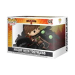 Funko Pop! Rides Deluxe: HTTYD – Hiccup with Toothless - How to Train Your Dragon - Figurine en Vinyle à Collectionner - Idée de Cadeau - Produits Officiels - Jouets pour Les Enfants et Adultes