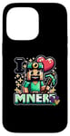 iPhone 14 Pro Max I heart Miners - I love Miners for valentines day him & her Case