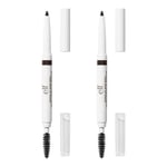 e.l.f. Cosmetics Instant Lift Brow Pencil 2-Pack Deep Brown