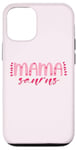 Coque pour iPhone 15 Pink Mama Saurus Rex Trex Assorti Famille Dinosaure Anniversaire