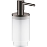 GROHE SELECTION såpedispenser ø57x142mm t/holder glass/messing ha