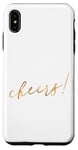 Coque pour iPhone XS Max Cheers Gold