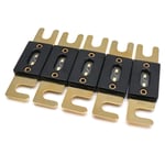 Xiaoyztan Yootop 5Pcs ANL Fuses 60A Gold Plated for Car Vehicles Audio System Sheet Electrical Protection