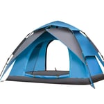 Nologo CKQ-KQ Tente de camping étanche pour 2 à 3 personnes pour randonnée et pêche en plein air 230 x 160 x 130 cm