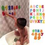 36 pcs ABC 123 Alphabet Bath Tub Letters Numbers Foam Set Toys for Child Kids