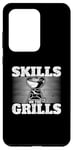 Coque pour Galaxy S20 Ultra Skills On The Grills Barbecue fumoir Barbecue Chef Cook Grilling