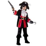 WIDMANN MILANO PARTY FASHION - Costume de pirate pour enfants Capitaine, flibustier, corsaire, déguisements de carnaval, Halloween