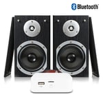 Hi-Fi Bookshelf Speaker System with Bluetooth, Smart Wireless Music Streaming