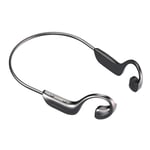 XIANGHUI Bluetooth 5.1 Air Bone Conduction Bluetooth Headphone, Headphone Wireless Sport Headset Sweatproof, Noise Reduction with Mic for Sports Fit with iOS Android
