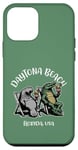 Coque pour iPhone 12 mini Daytona Beach Florida USA Motif lamantin amusant et alligator