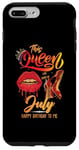 iPhone 7 Plus/8 Plus Womens This QUEEN Was Born In July Happy Birthday Case