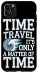 Coque pour iPhone 11 Pro Max T-shirt Time Travel Sci-Fi Enthusiast et Time Machine Adventure