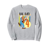 Disney Goofy Birthday Big Day 4 Years Old Sweatshirt