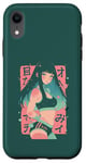 Coque pour iPhone XR Anime Fitness Manga 2024 Résolution Nouvel An Entraînement Mignon