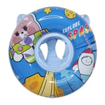 Homme de l'espace bleu 1 - 6 ans Bébé Siège De Piscine, Bébé Bouée Bébé Piscine Anneau De Bébé Enfant Flotteur Bague De Natation Flottante, Piscine Réglable Taille Gonflable pour Enfants Bébé.