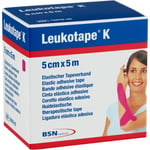 Leukotape K Elastisk kinesiotejp 5 cm rosa 1 st