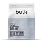 Bulk Soya Protein Isolate Powder, Vegan Protein Shake, Vanilla, 500 g, 16 Servings, Packaging May Vary