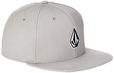 Volcom Full Stone 110 Snapback Casquette de Baseball Homme, Gris (Cement Grey), Taille Unique (Taille Fabricant: Taille Unique)