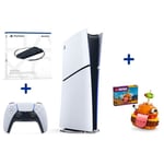 Pack PS5 Digital : Console PS5 Digitale (Modèle Slim) + Socle vertical + LEGO Fortnite Durrr Burger