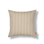 Ferm Living - Strand Outdoor Cushion - Sand/Off-White - Beige - Dynor och kuddar