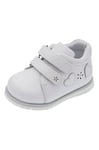 Chicco, Baskets Élégantes pour Enfant, avec Fermeture à Double Scratch, Chaussures Enfants, Conçues en Italie, Blanc 1, 23 EU