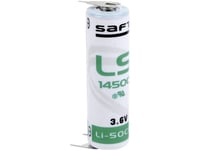 Saft Ls 14500 3Pfrp Specialbatteri R6 (Aa) U-Loddeben Lithium 3.6 V 2600 Mah 1 Stk