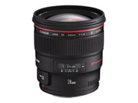 Objectif Canon EF - Fonction Grand angle - 24 mm - f/1.4 L II USM - Canon EF - pour EOS 1000, 1D, 50, 500, 5D, 7D, Kiss F, Kiss X2, Kiss X3, Rebel T1i, Rebel XS, Rebel XSi