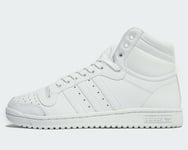 ⚫ Adidas Superstar Top Ten Hi Hip Hop Shoes ® ( Men Size Uk 12 Eur 47.5 ) White