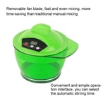 (Green)Electric Hair Coloring Bowl Dyestuff Automatic Mixer Blender Dye SLS