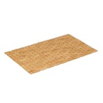 Relaxdays Tapis de Bain en Bambou 70 x 42 cm, Pliable, antidérapant, pour Baignoire, Douche, Sauna, Tapis de Bain, Naturel