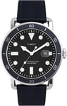 Timex Trend Mens Watch with Black Dial and Blue Strap TW2U01900