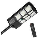 300W Réverbère Solaire Lampadaire avec détecteur de mouvement Applique murale led Lampe de rue solaire