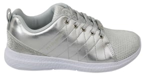 Philipp Plein Chaussures Sport Gisella Baskets Argent Polyester EU36/US5.5