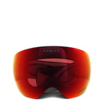 Oakley Mens Ski Snow Goggles Flight Deck OO7050-33 Matt Black Prizm Torch Iridium - One Size