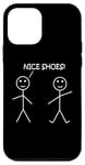 Coque pour iPhone 12 mini Nice Shoes Sarcasme Funny Stickman Stick Figure Sarcastique Pun