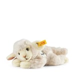 Steiff - 280030 - Agneau en peluche Linda - couché, Whisper White