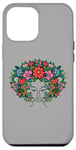 Coque pour iPhone 15 Pro Max Cheveux de fleurs Afro Girl Histoire des Noirs Juneteenth