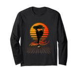 Bruce Lee Sunset High Kick Signature Vintage Long Sleeve T-Shirt