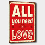 Sisustustaulu All you need is love