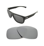 NEW POLARIZED CUSTOM SILVER ICE LENS FOR OAKLEY CROSSRANGE XL SUNGLASSES