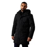 Burton Mens Quilted Long Coat - S