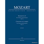 MOZART W.A. - CONCERTO FOR VIOLIN AND ORCHESTRA N°5 A MAJOR KV 219 - SCORE