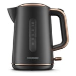 Kenwood ABBEY LUX Water Jug Kettle Fast Boil 1.7L 3KW Limescale Filter Dark Grey