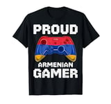 Proud Armenian Gamer Armenia Flag Video Games Patriotic T-Shirt