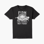 Finding Nemo Fish Are Friends Not Food Unisex T-Shirt - Black - M - Black