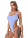 Maillot De Bain Une Pièce Pour Femmes,Mini String Extrême,Micro,Culotte Tanga,Brillant,Dos Nu,Monokini,Pour Baigneurs