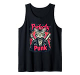 Punk cat for a Punk cat friend cat owner Tank Top