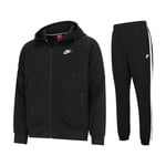 Nike Mens Sportswear Tribute Full Zip Tracksuit in Black - Size Large