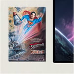 Metal Superman IV 4 1987 Tin Sign Aluminium Wall Movie Art Room Man Cave 28x19cm