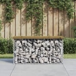 Maisonchic - Banc de jardin design gabion, Banc exterieur, Mobilier de jardin 83x31,5x42 cm bois de pin imprégné PEWV55629